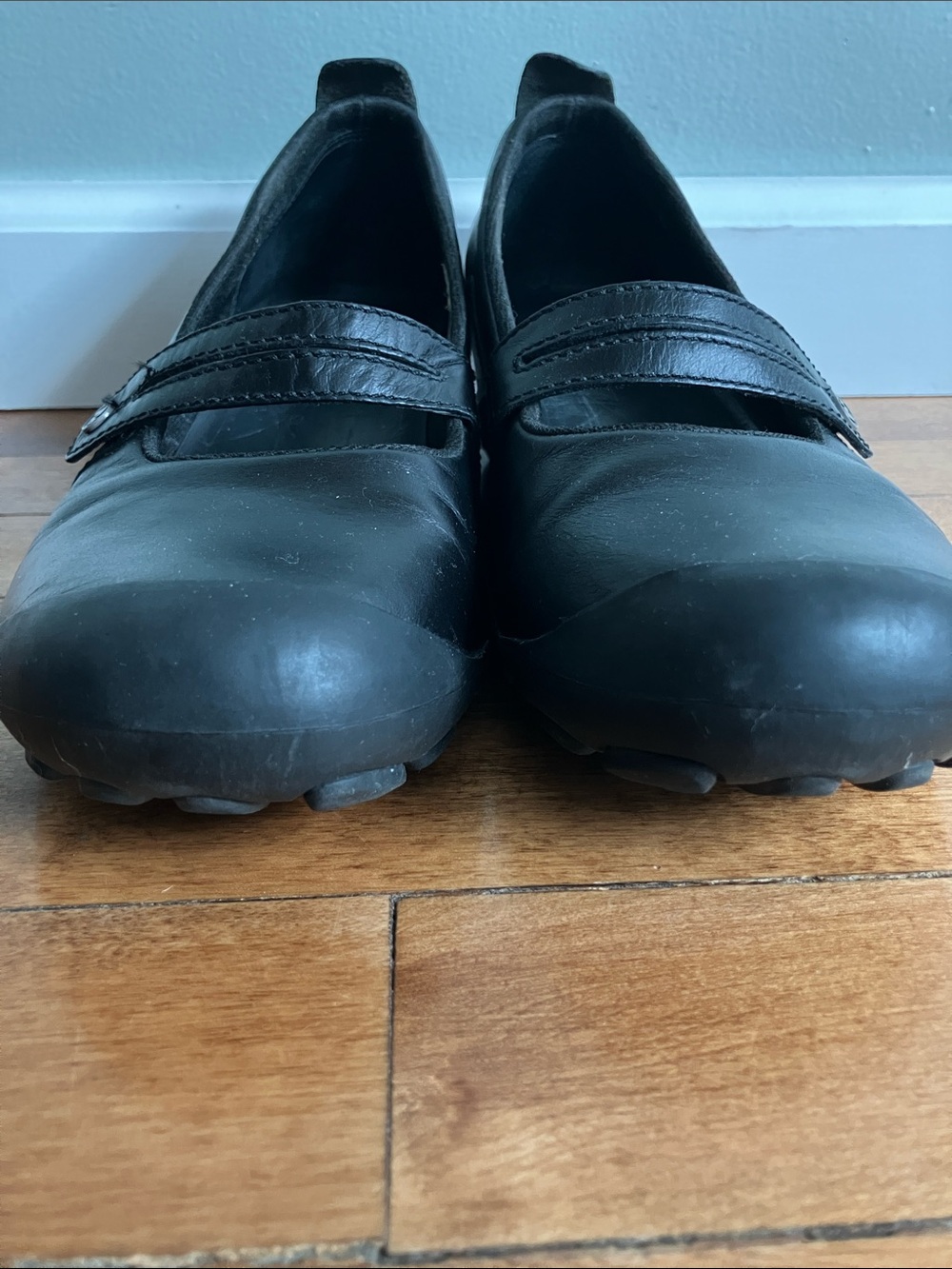 Merrell Plaza Bandeau Mary Jane Black Leather Shoes Womens 10 - Picture 6 of 12